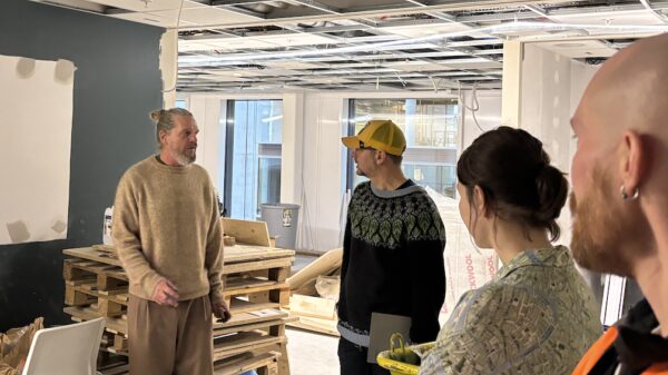 Omvisning på byggeplass