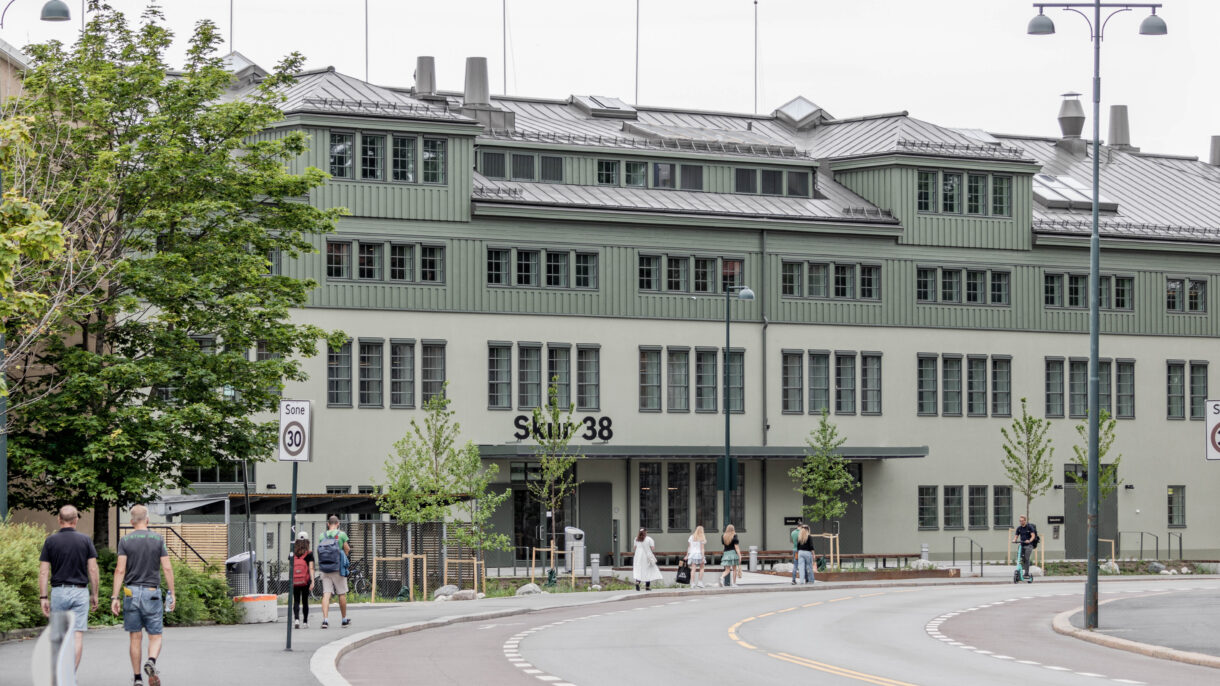 Skur 38 har kommet til gjennom samspillsentreprise. Utbygger: Oslo Havn. Foto: Foto Hille Melbye arkitekter AS