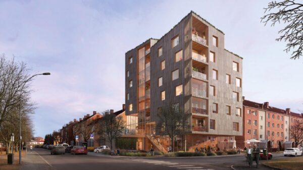 Våronnveien 17 på Manglerud, vunnet av Helen & Hard arkitekter etter en begrenset arkitektkonkurranse.