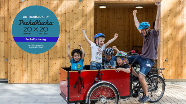 På årets konferanse får du 12 Pecha Kucha-foredrag à 6 minutter og 40 sekunder. Kistefossdammen barnehage i Asker er ett av prosjektene. Foto: Geir Anders Rybakken Ørslien