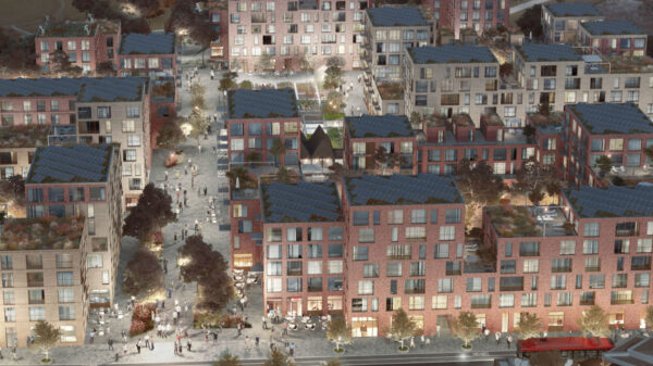 OBOS Fornebu. Ill.: TRANSBORDER STUDIO AS