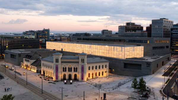 The National Museum exterior with Light Hall photo by Borre Hostland