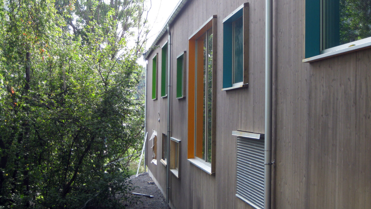 Passivhus barnehage vinduer